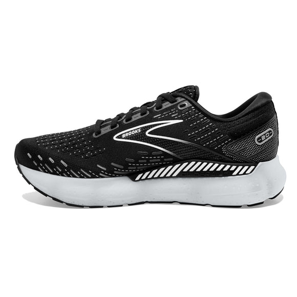 Brooks Men's Glycerin GTS 20 Running Shoe - Black/White/Alloy