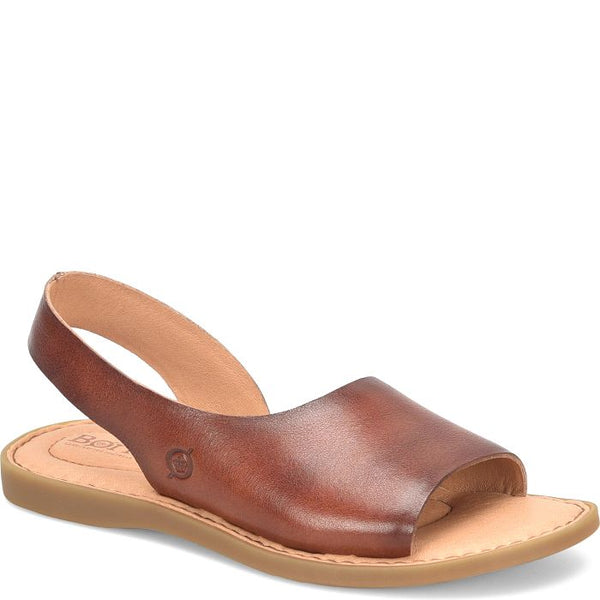 Born T-Strap Thong Sandals Size 9 Cream Leather Slingback  Born Cream and Tan Leather Sandals main image 1