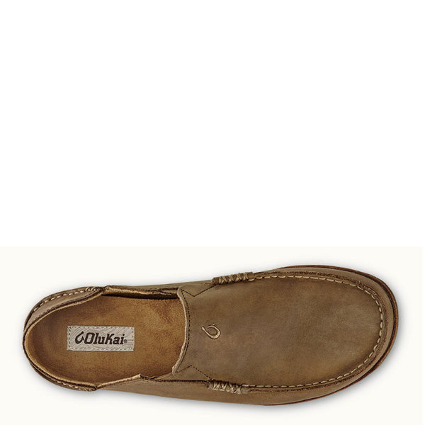 OluKai Moloa Men 13 Toffee Brown Leather Casual Shoes Slip On Loafers 10128-2733 OLUKAI Moloa Men main image 2