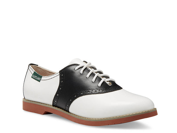 Eastland Women's Sadie Saddle Oxford Shoe - Black/White 3331