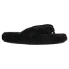 Cobian Women's Bliss Fuzzy Slip On Shoe - Black BLI18-001