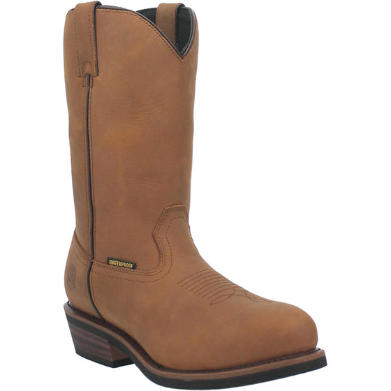 Dan Post Men's 12" Albuquerque WP Pull-On Boots - Brown DP69681