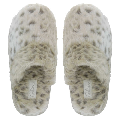 Cobian Women's Minou Mule Slip On Shoe - Snow Leopard MMN20-951