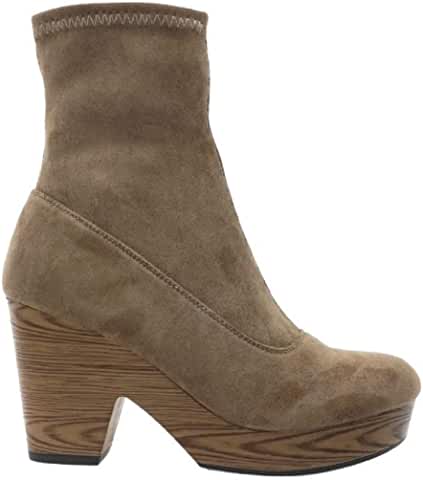 Pierre Dumas Women s Ponce 3 Block Heel Bootie Taupe