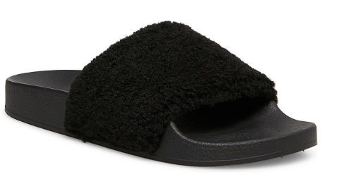 Faux fur slides steve 2025 madden
