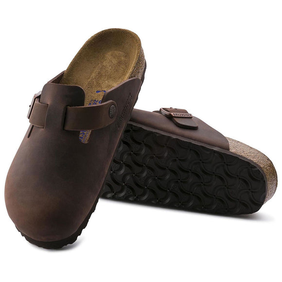 Birkenstock Boston Soft Footbed Narrow - Habana | Oiled Leather - 0159713