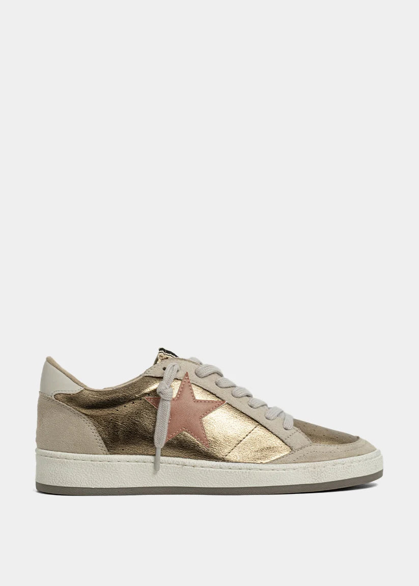 ShuShop Women's Paz Sneaker Shoes - Golden
