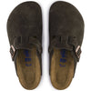 Birkenstock Boston Soft Footbed Suede Leather - Mocha 660461