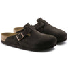 Birkenstock Boston Soft Footbed Suede Leather - Mocha 660461