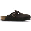Birkenstock Boston Soft Footbed Suede Leather - Mocha 660461