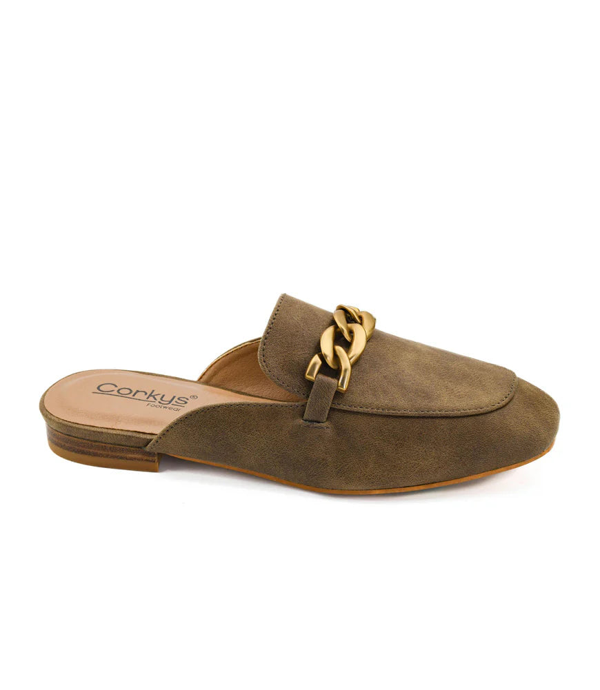 Corkys Women's Keepsake Mule - Tan 10-0197