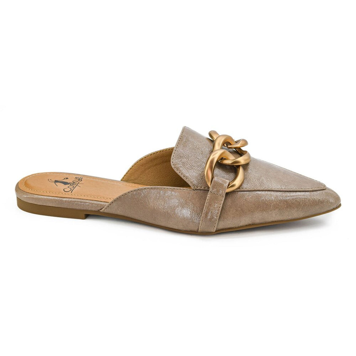 Corkys Women's Playin For Keeps Mule - Taupe 10-0202