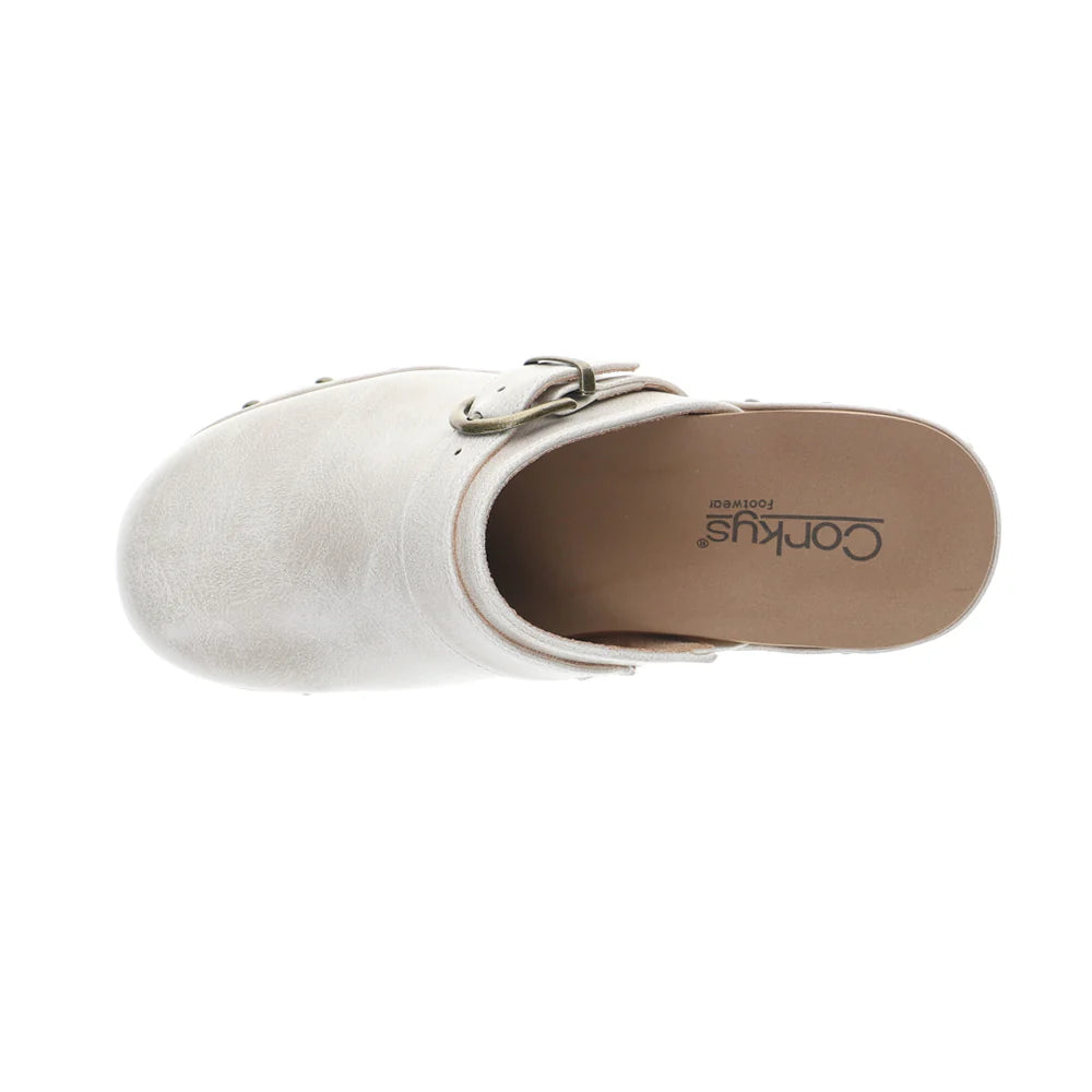 Corkys Who Knew Slip On Clog - Ivory 10-0221
