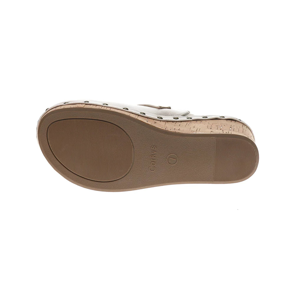 Corkys Who Knew Slip On Clog - Ivory 10-0221