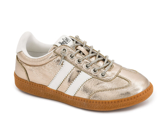 Corkys Women's Heads Up Sneakers - Gold Metallic 10-0301