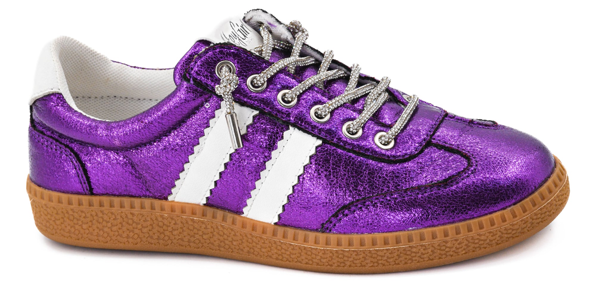 Corkys Women's Heads Up Sneakers - Purple Metallic 10-0301