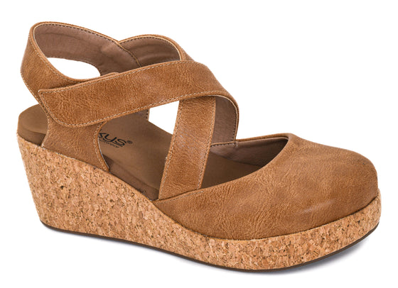 Corkys Women's Whats The Rush Wedge - Cognac 10-0352