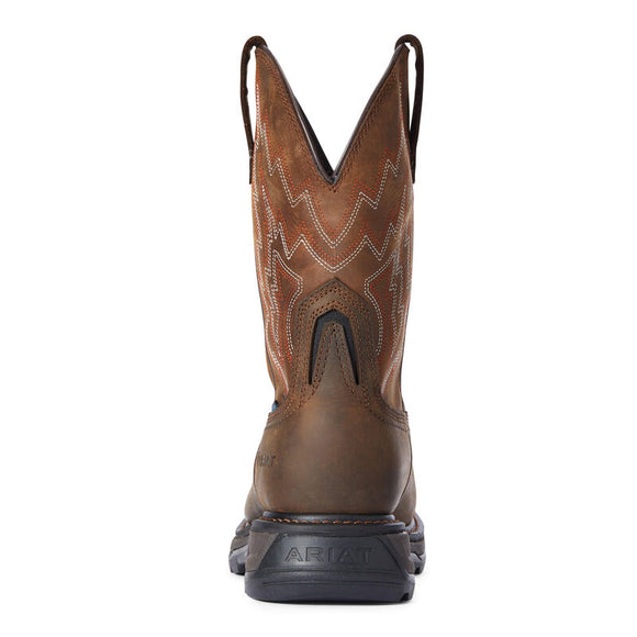 Ariat Men's 11" Big Rig Waterproof Composite Toe Work Boot - Dark Brown 10033993
