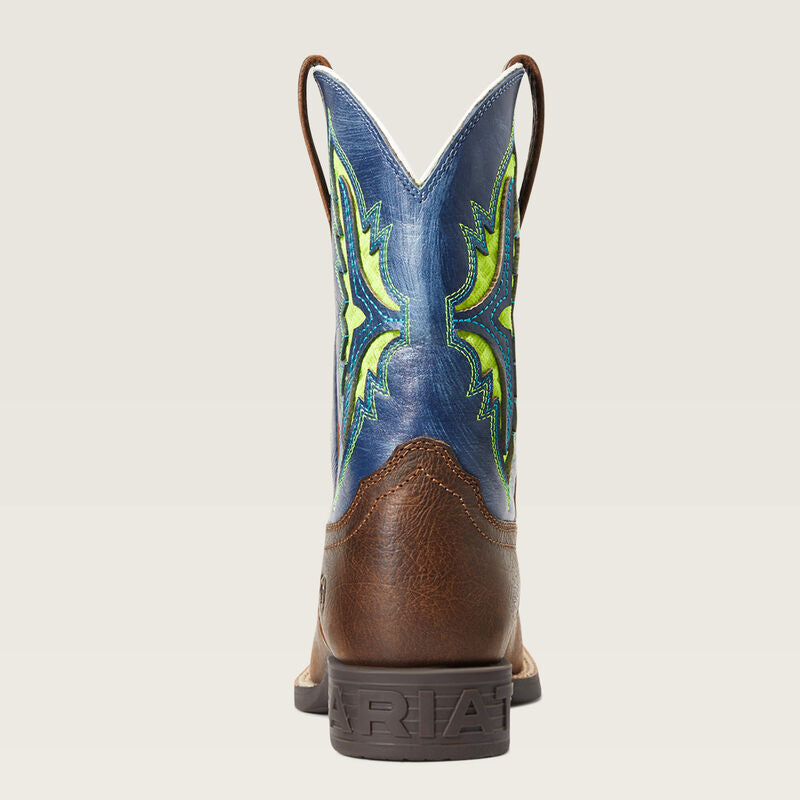 Ariat Kid's 8" Koel VentTEX Western Boot - Rowdy Dust/Indigo 10040259