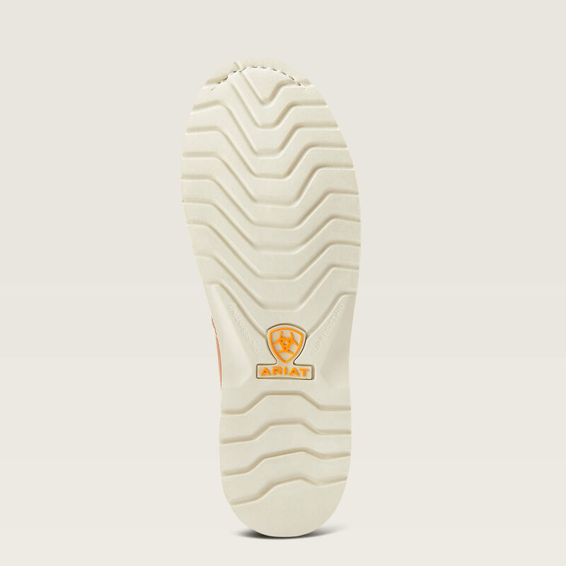 Ariat Men's 6" Rebar Wedge Moc Toe Waterproof Work Boot - Aged Honey 10044539