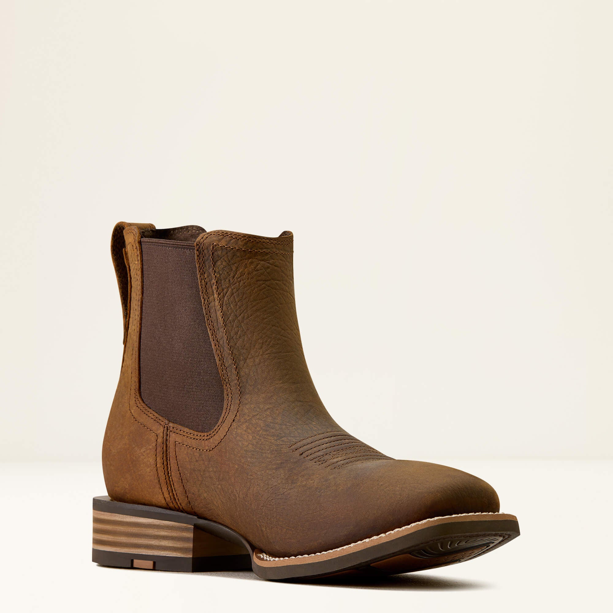 Ariat Men's 6.5" Big Rig Wide Square Toe Chelsea Boots - Earth 10080502
