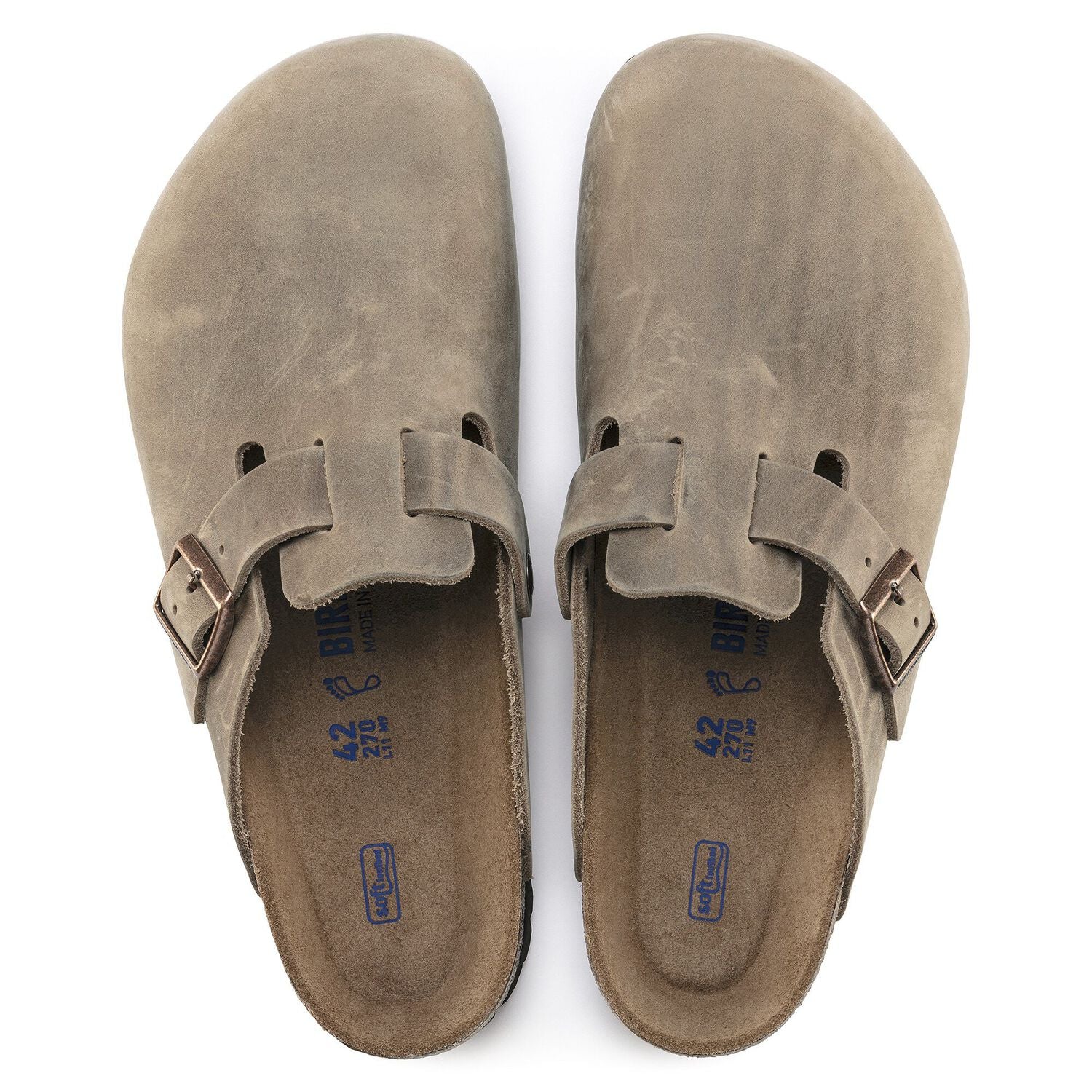 Birkenstock Boston Soft Footbed - Tobacco Brown | Oiled Leather