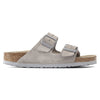 Birkenstock Arizona Soft Footbed Suede Leather  - Stone Coin 1020507