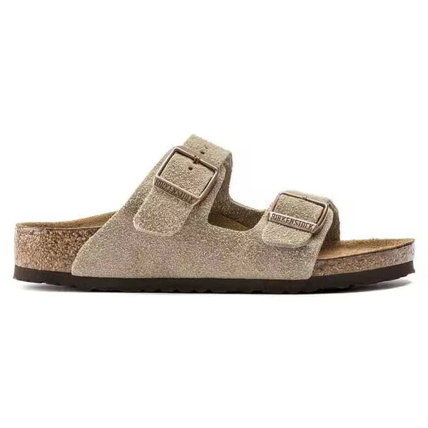 Birkenstock Kid's Arizona Suede Sandal - Taupe 1021704