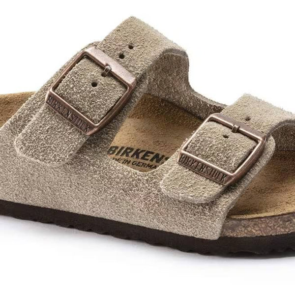 Birkenstock Kid's Arizona Suede Sandal - Taupe 1021704