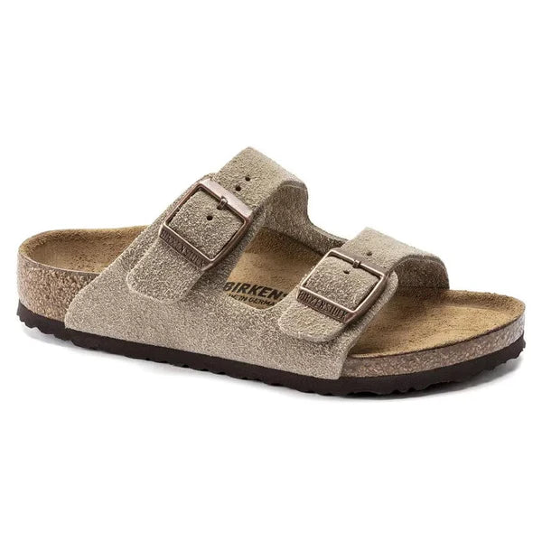 Birkenstock Kid's Arizona Suede Sandal - Taupe 1021704