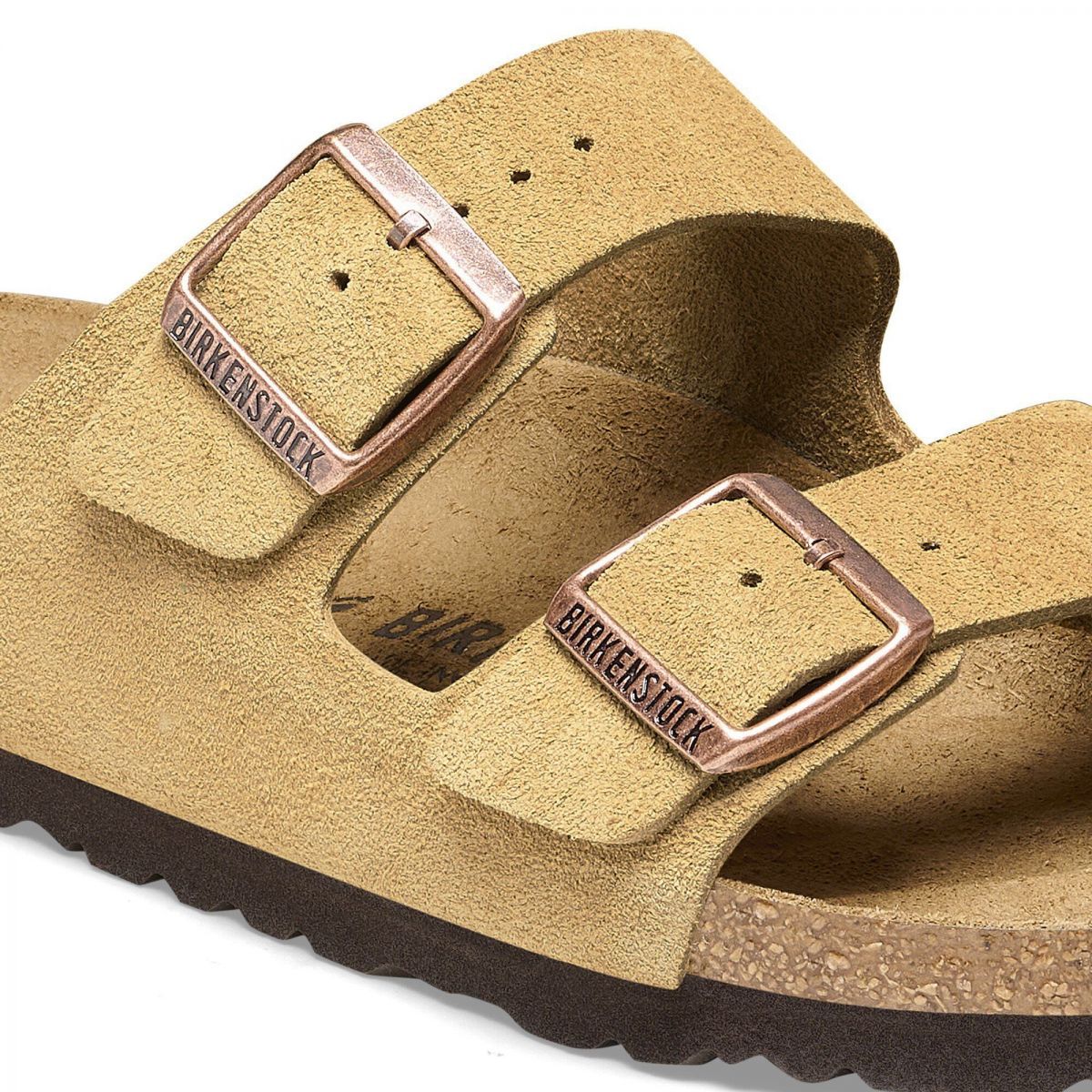 Birkenstock Arizona Leather Sandals - Latte Cream 1026174