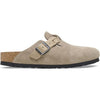Birkenstock Boston Braided Suede Leather - Taupe 1026694