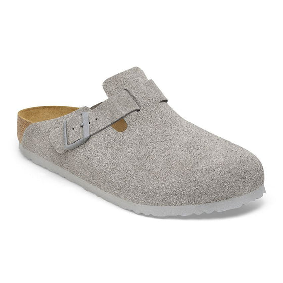 Birkenstock Boston Suede Leather - Stone Coin 1027751