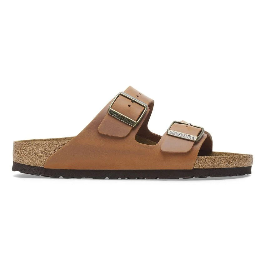 Birkenstock Arizona Waxy Leather Narrow - Cognac 1028401