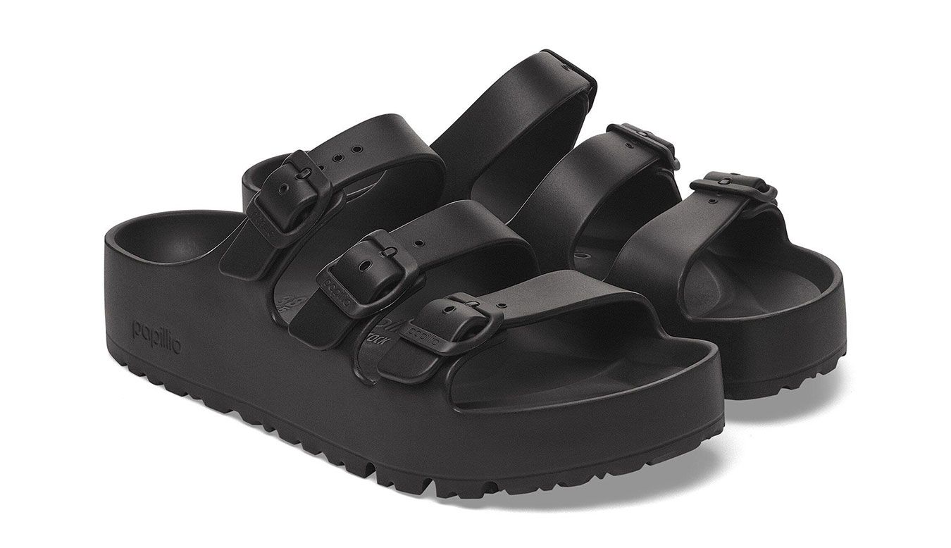 Birkenstock Florida Flex Platform EVA Sandal - Black 1029738