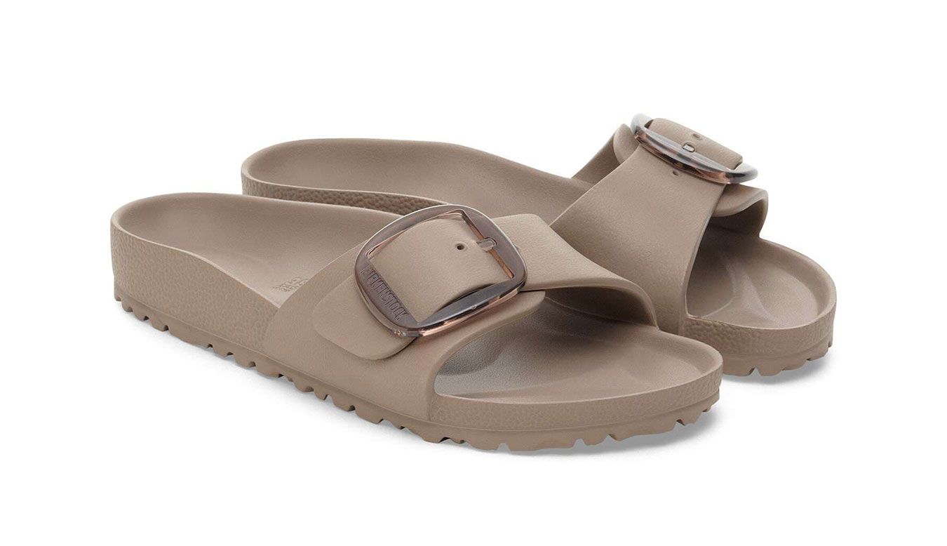 Birkenstock Madrid Big Buckle EVA Sandal - Gray Taupe 1030479