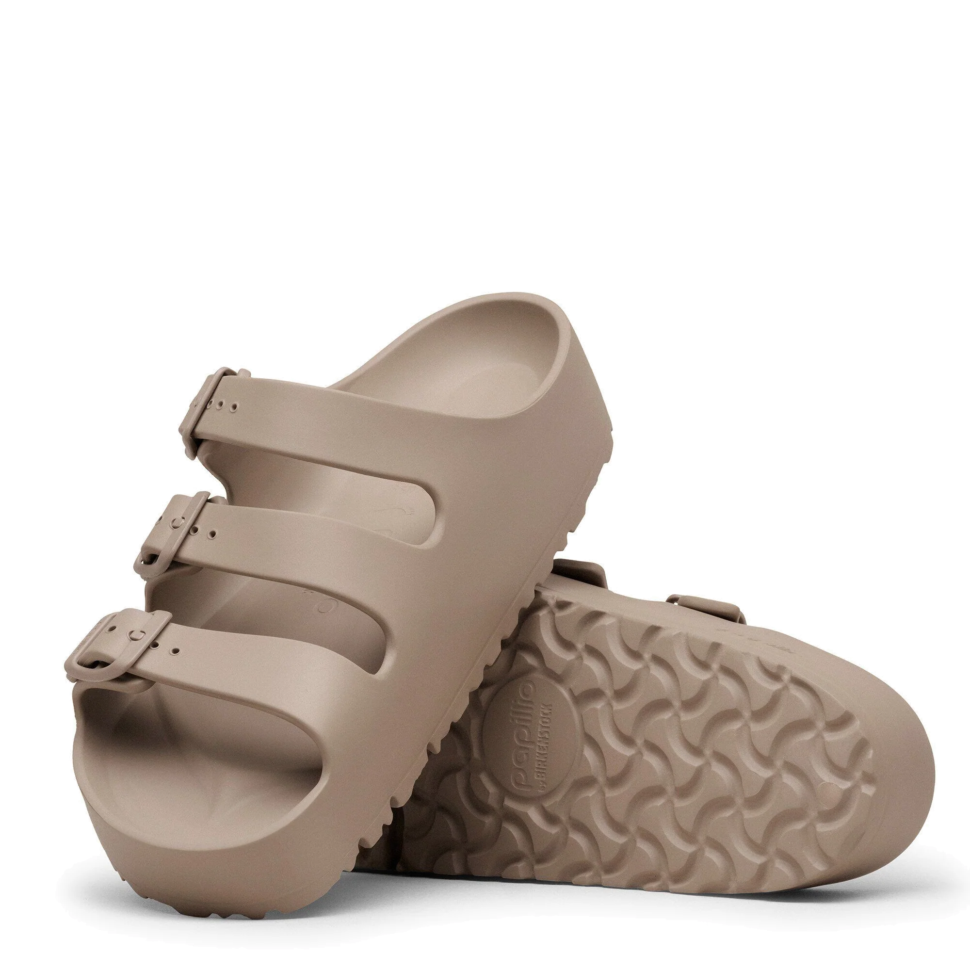 Birkenstock Florida Flex Platform EVA Sandal - Gray Taupe 1031433