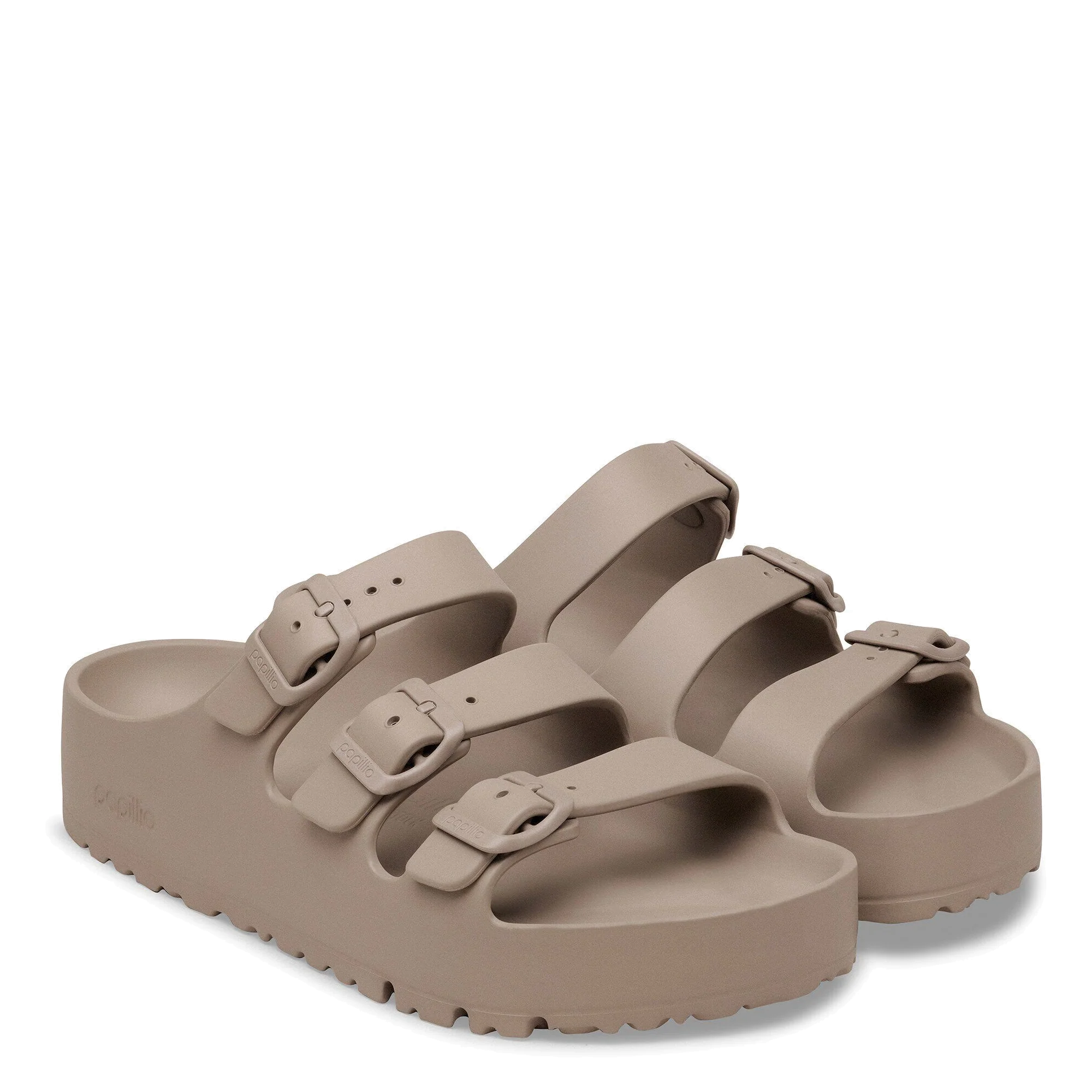 Birkenstock Florida Flex Platform EVA Sandal - Gray Taupe 1031433