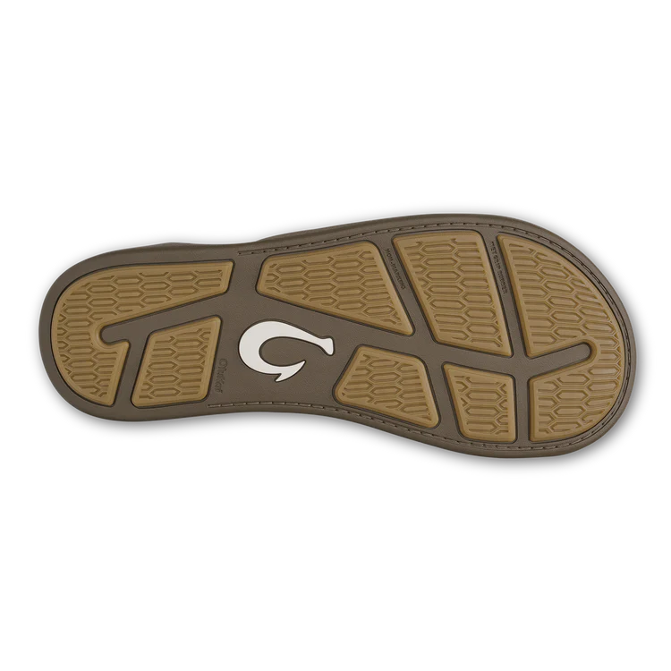Olukai Men's Tuahine Leather Sandals - Canteen/Canteen 10465-VCVC