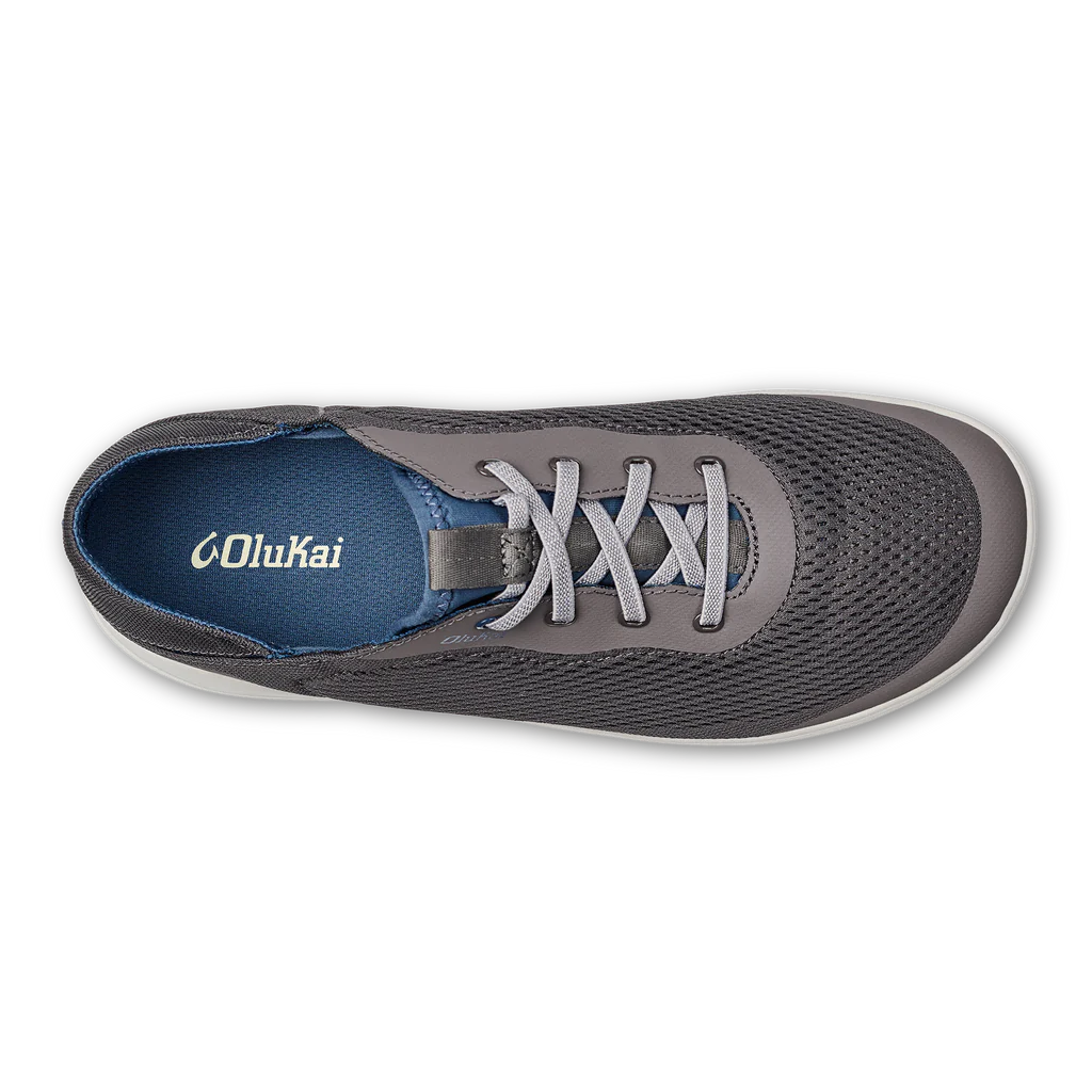 Olukai Men's Moku Pae Casual Shoe - Pavement/Vintage Blue 10472-PVVN