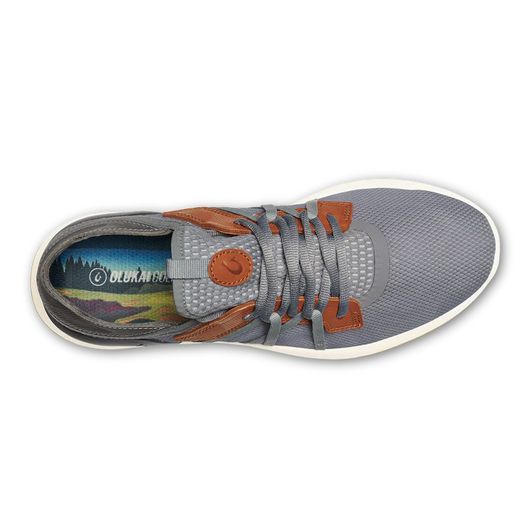 Olukai Men's Manele Golf Sneaker - Poi/Charcoal 10508-2526