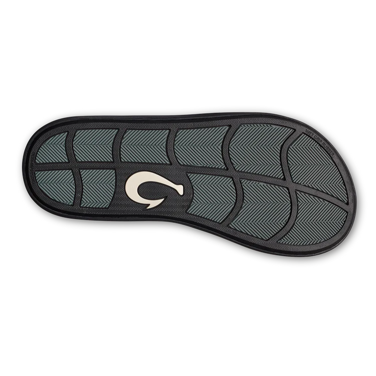 OluKai Men's PILI Flip Flop - Lava Rock/ Lava Rock 10553-LRLR