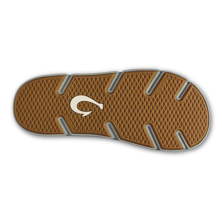Olukai Men's 'Akeu Flip Flop - Rock/Rock 10572-RKRK