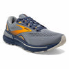 Brooks Men's Adrenaline GTS 23 Running Shoe - Grey/Crown Blue/Orange 1103911D027