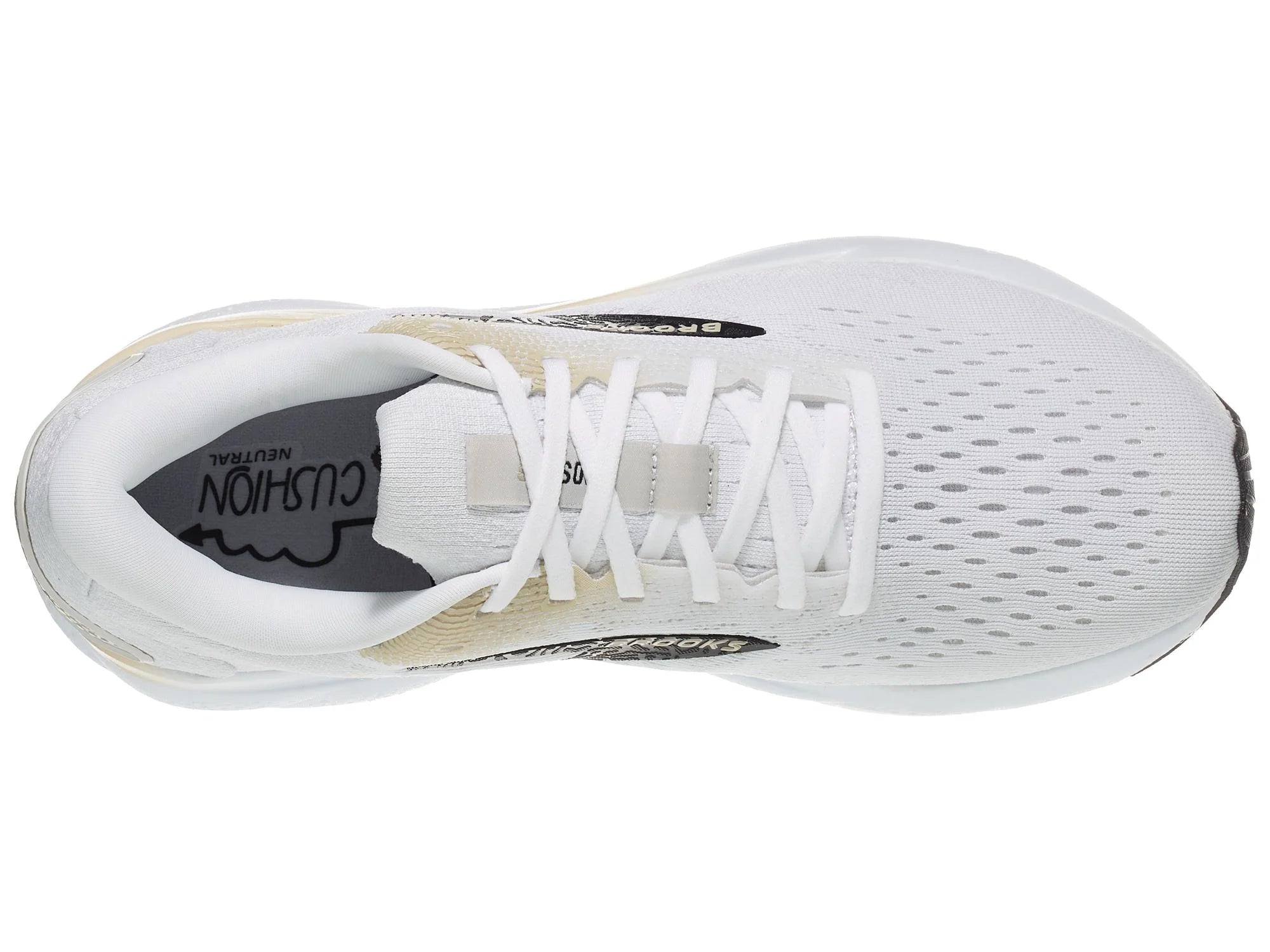 Brooks Men's Ghost 16 Running Shoe - White/Pelican/Oyster Brooks Men's Ghost 16 Running Shoe - White/Pelican/Oyster