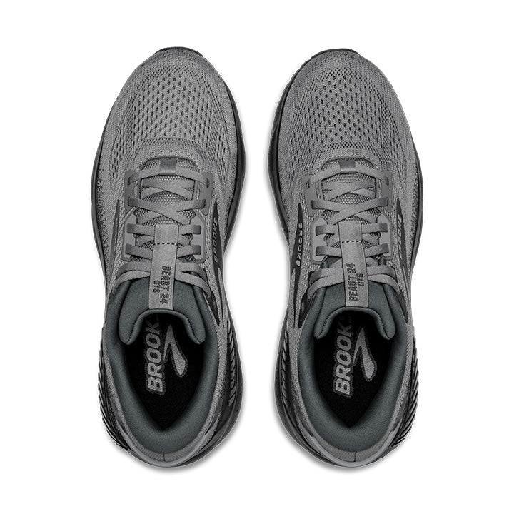 Brooks Men's Beast GTS 24 Running Shoe - Primer Grey/Ebony 1104251D069