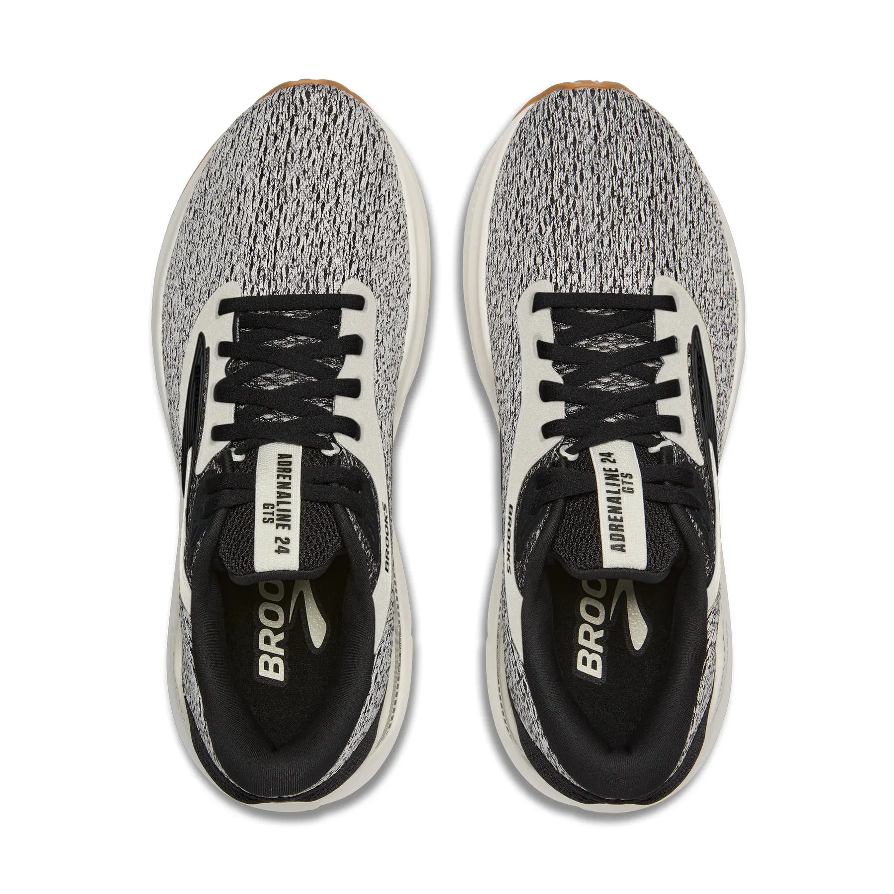 Brooks Men's Adrenaline GTS 24 Running Shoe - Coconut/Black/Biscuit 1104371D132