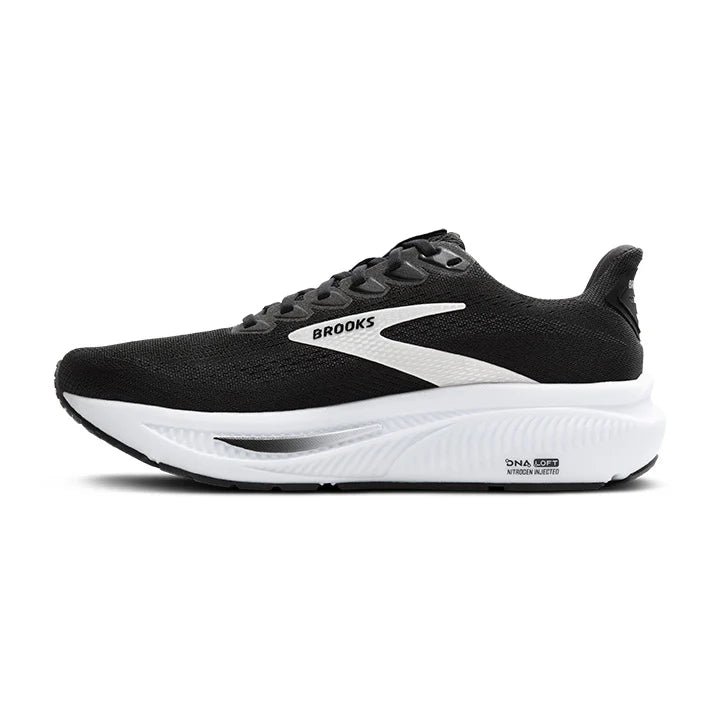 Brooks Men's Ghost 17 Running Shoe - Black/Grey/White