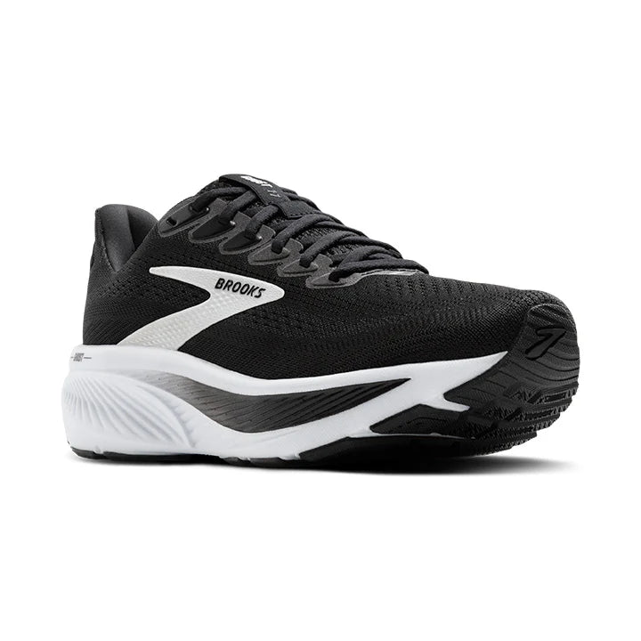 Brooks Men's Ghost 17 Running Shoe - Black/Grey/White