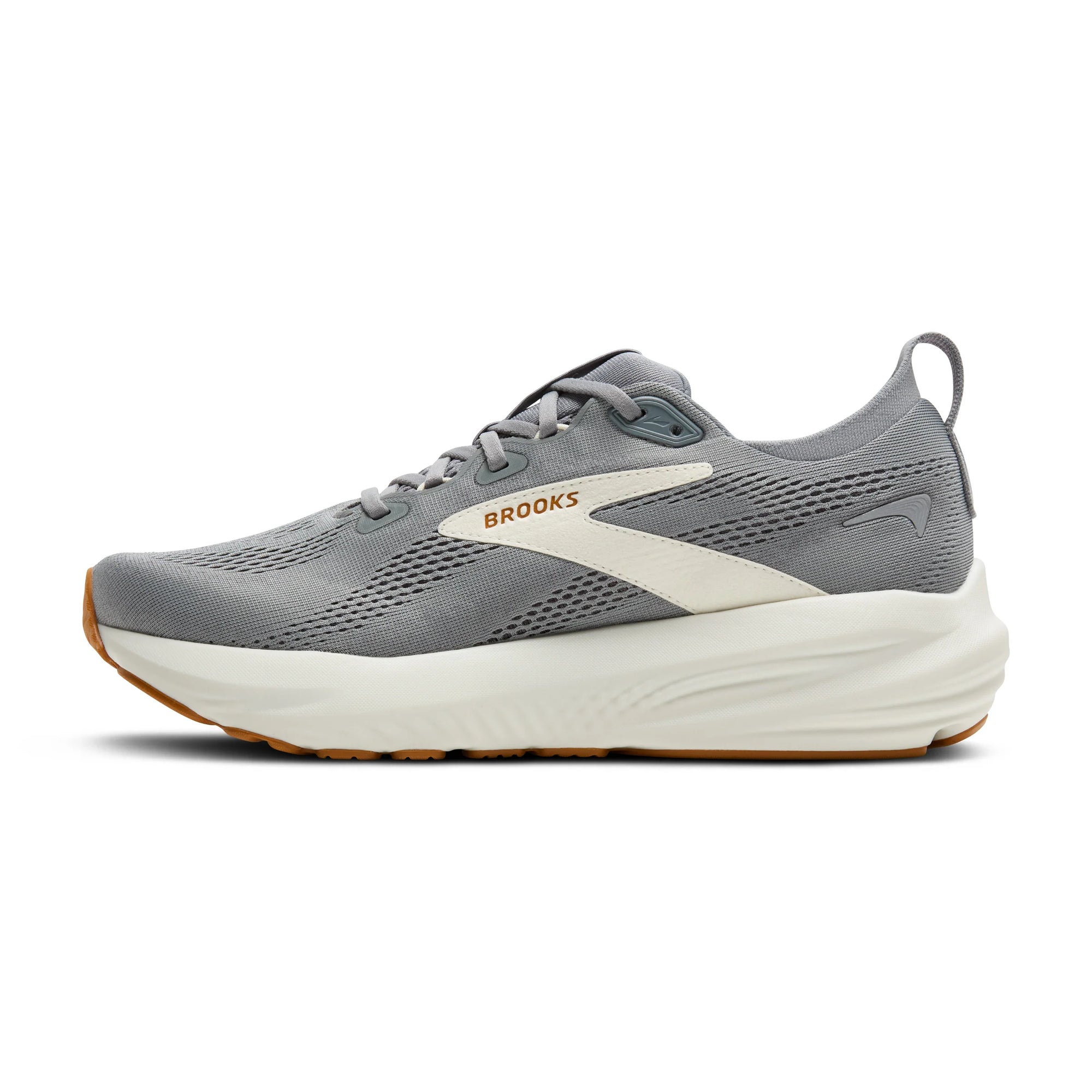 Brooks Men's Glycerin 22 Running Shoe - Primer Gray/Gray/Honey Ginger 1104451D097